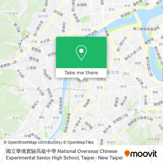 國立華僑實驗高級中學 National Overseas Chinese Experimental Senior High School map