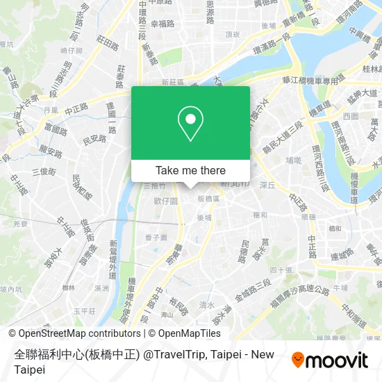 全聯福利中心(板橋中正) @TravelTrip地圖