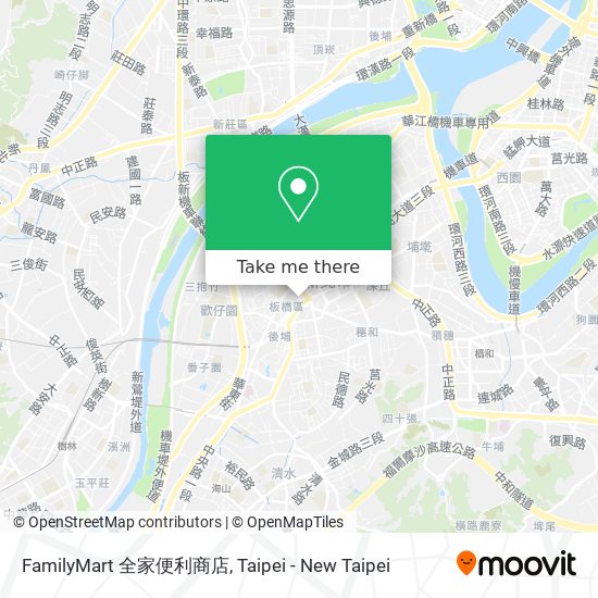 FamilyMart 全家便利商店 map