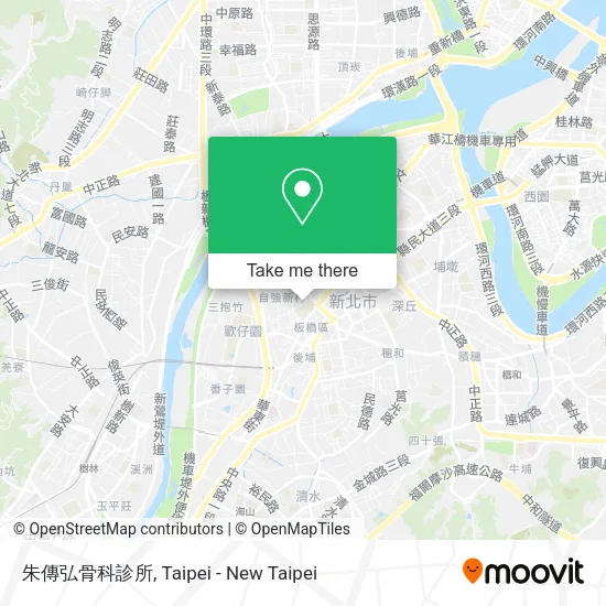 朱傳弘骨科診所地圖