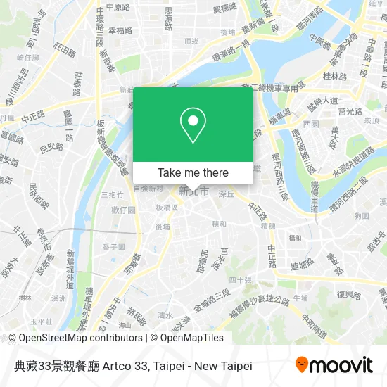 典藏33景觀餐廳 Artco 33 map