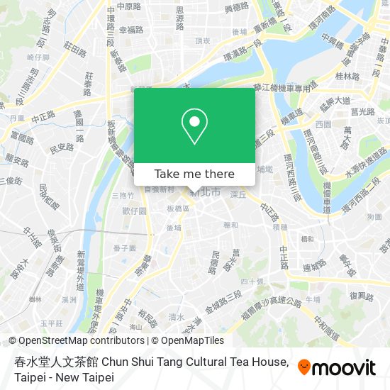 春水堂人文茶館 Chun Shui Tang Cultural Tea House map