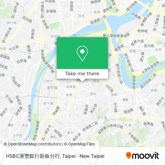 HSBC滙豐銀行新板分行 map