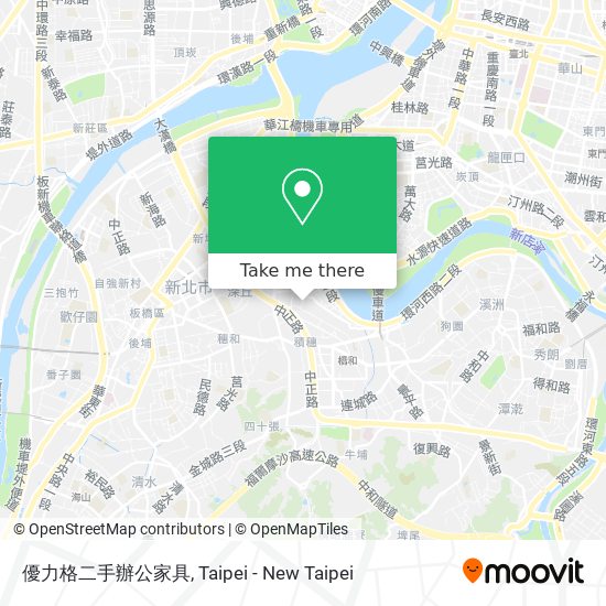 優力格二手辦公家具 map