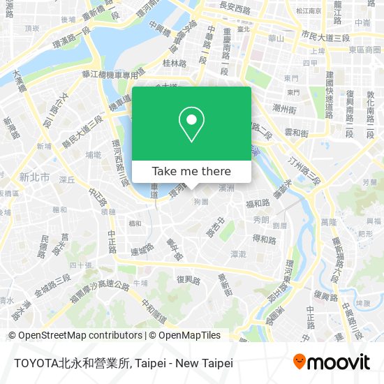 TOYOTA北永和營業所 map