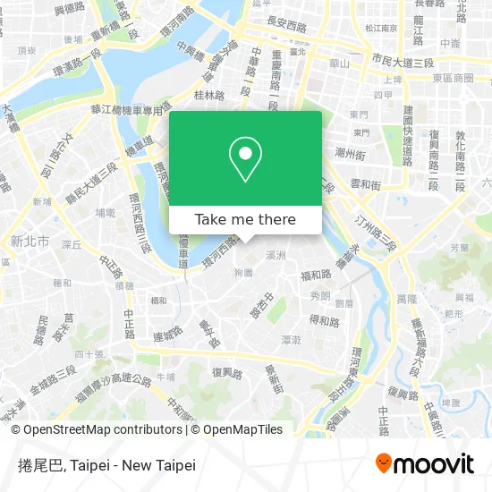 捲尾巴地圖