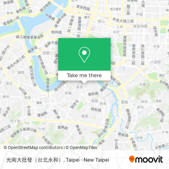 光南大批發（台北永和） map
