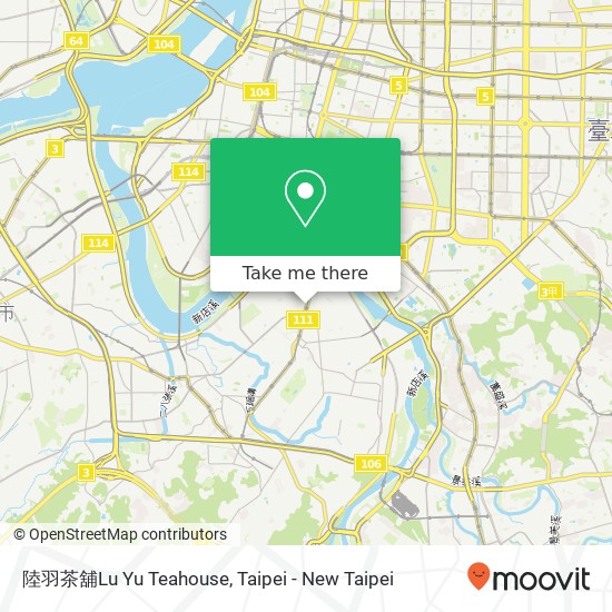 陸羽茶舖Lu Yu Teahouse map