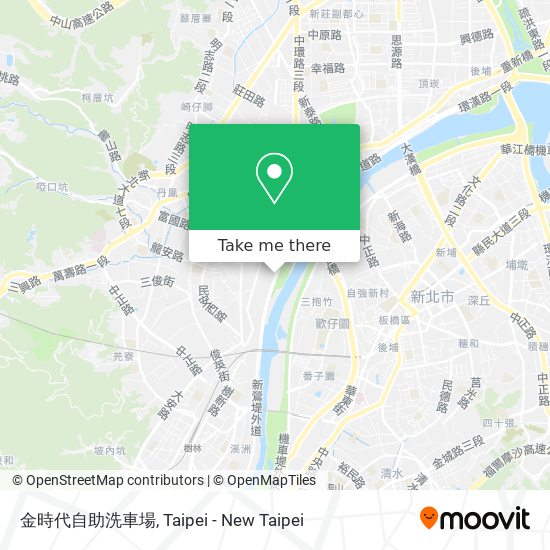 金時代自助洗車場 map