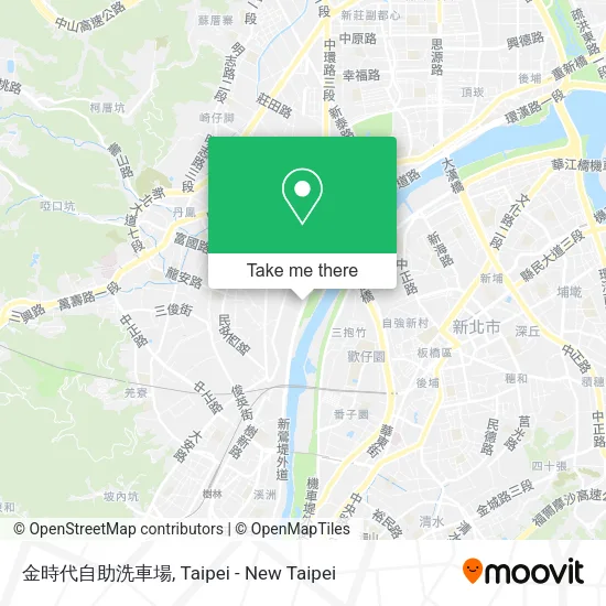 金時代自助洗車場地圖