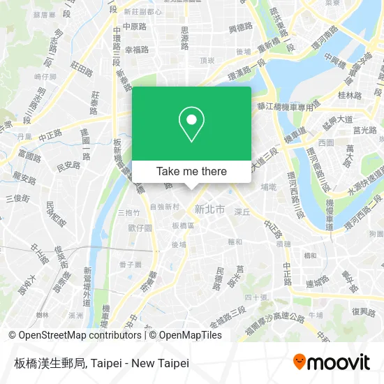 板橋漢生郵局地圖