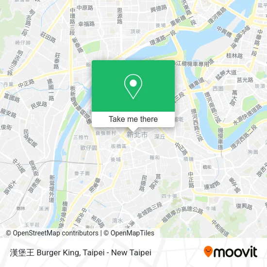 漢堡王 Burger King地圖