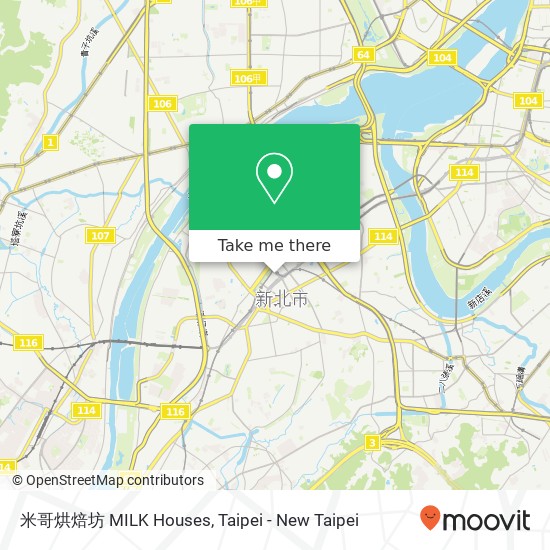 米哥烘焙坊 MILK Houses map