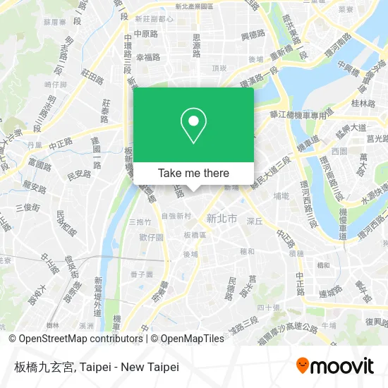 板橋九玄宮地圖