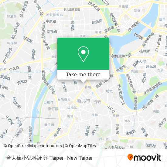 台大徐小兒科診所 map
