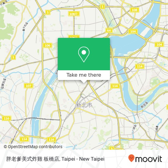 胖老爹美式炸雞 板橋店 map