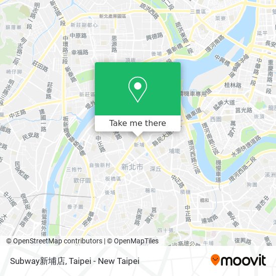 Subway新埔店 map