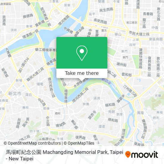 馬場町紀念公園 Machangding Memorial Park map
