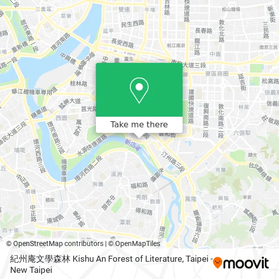 紀州庵文學森林 Kishu An Forest of Literature map