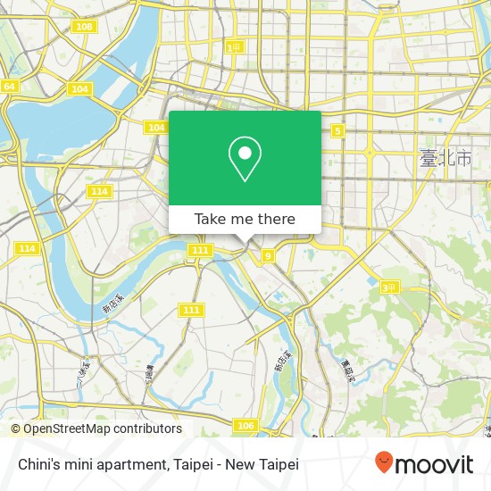 Chini's mini apartment map
