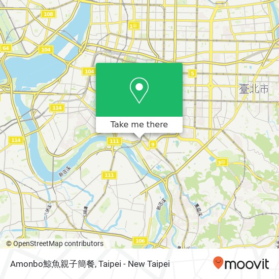 Amonbo鯨魚親子簡餐 map