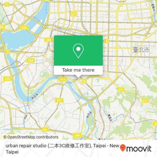urban repair studio (二本3C維修工作室) map
