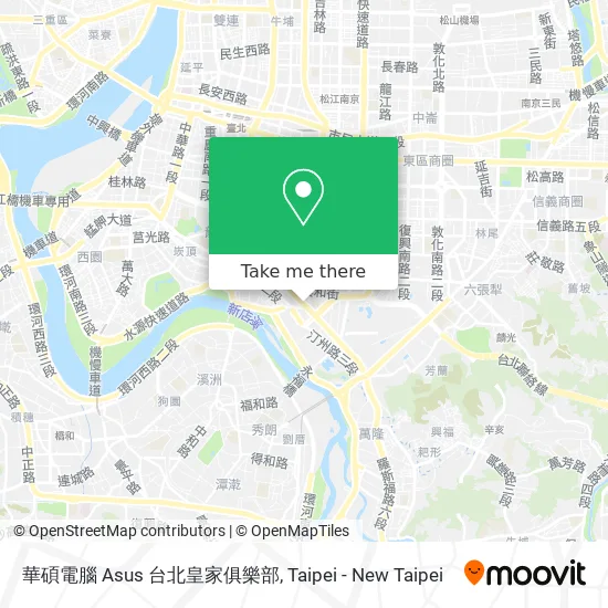 華碩電腦 Asus 台北皇家俱樂部 map
