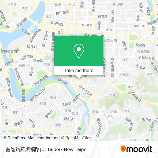 基隆路羅斯福路口地圖