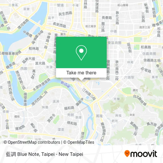 藍調 Blue Note地圖