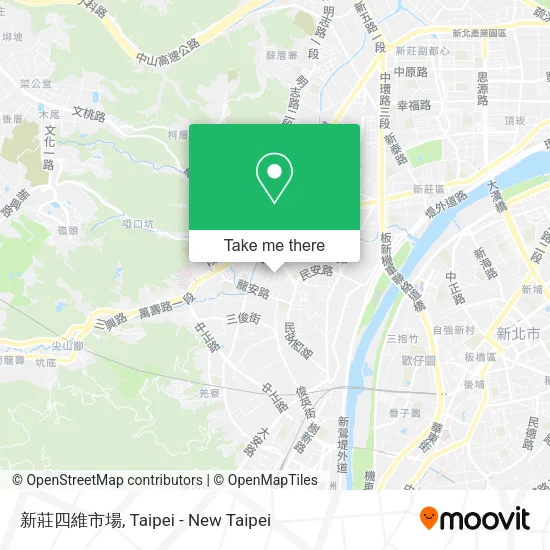 新莊四維市場地圖