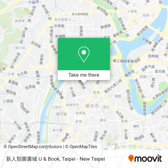 新人類圖書城 U & Book地圖