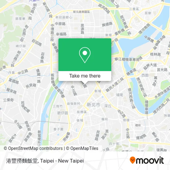 港豐撈麵飯堂地圖