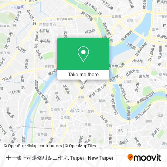 十一號吐司烘焙甜點工作坊地圖