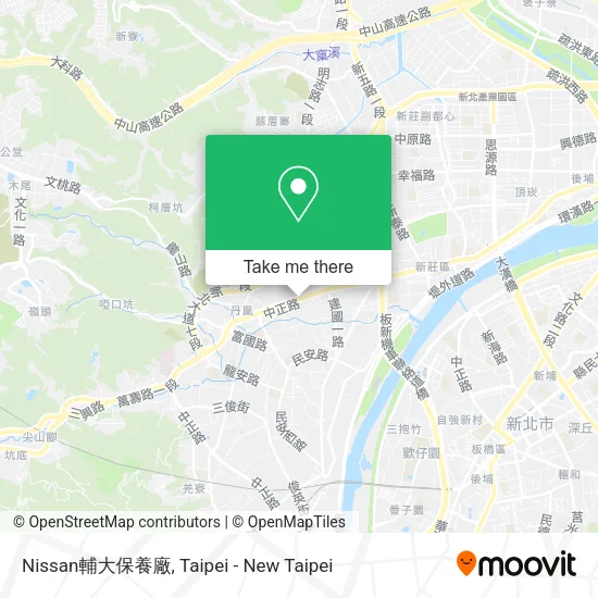 Nissan輔大保養廠 map