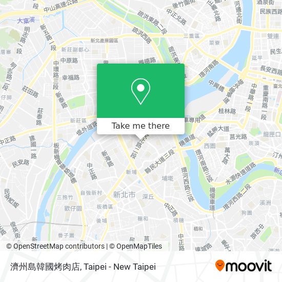 濟州島韓國烤肉店 map