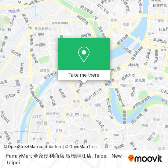 FamilyMart 全家便利商店 板橋龍江店 map