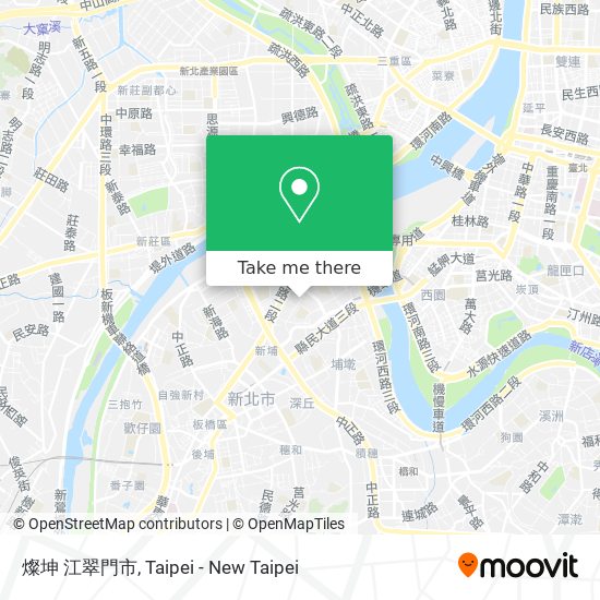 燦坤 江翠門市 map