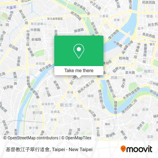 基督教江子翠行道會地圖