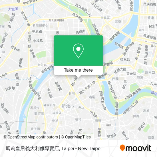 瑪莉皇后義大利麵專賣店 map