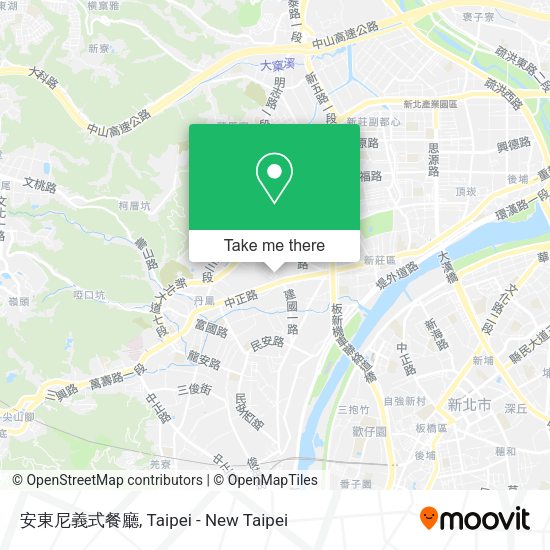 安東尼義式餐廳地圖