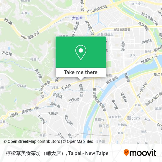 檸檬草美食茶坊（輔大店） map