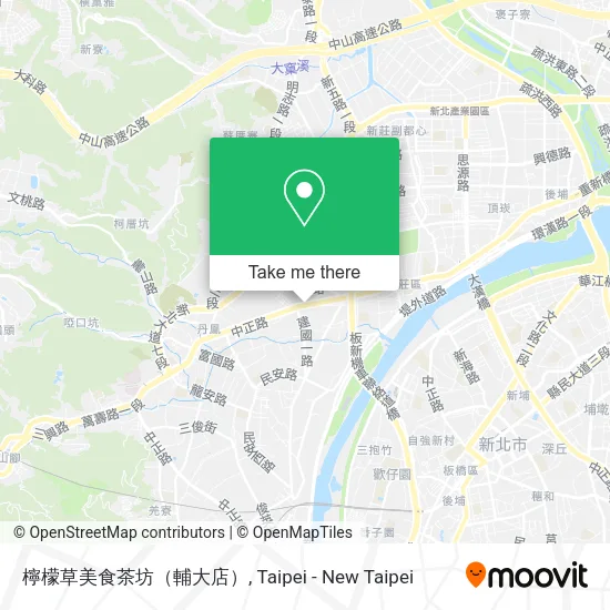 檸檬草美食茶坊（輔大店）地圖