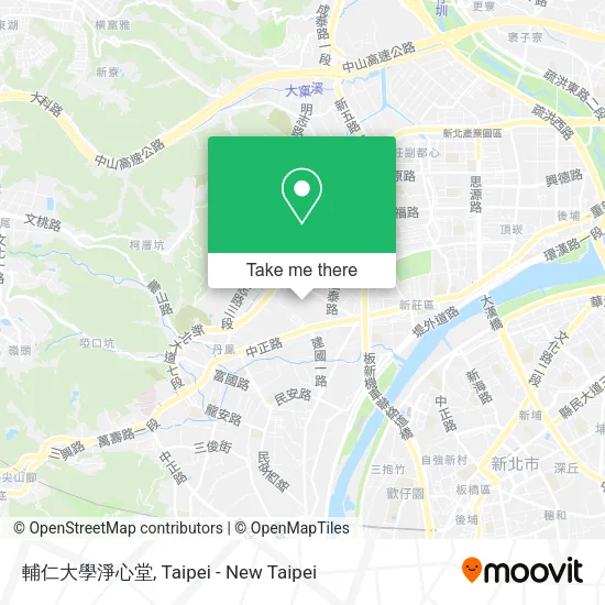 輔仁大學淨心堂地圖
