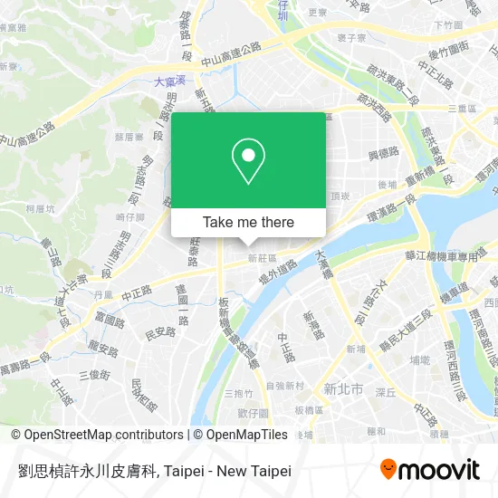 劉思楨許永川皮膚科地圖