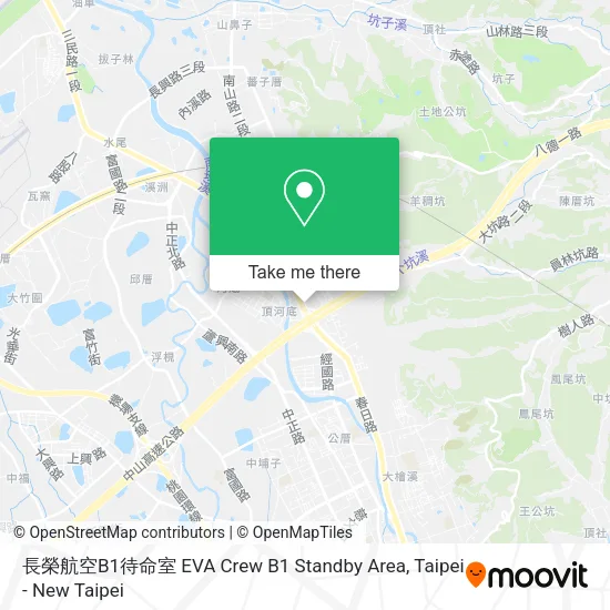 長榮航空B1待命室 EVA Crew B1 Standby Area地圖
