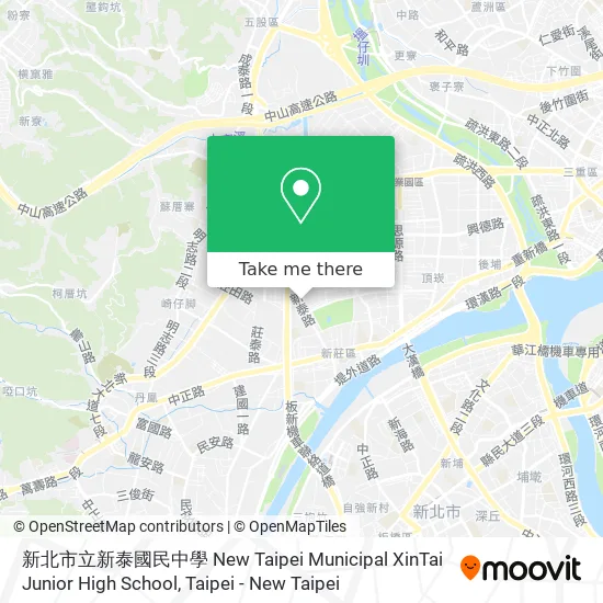 新北市立新泰國民中學 New Taipei Municipal XinTai Junior High School map
