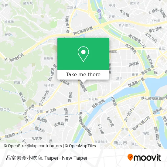 品富素食小吃店地圖