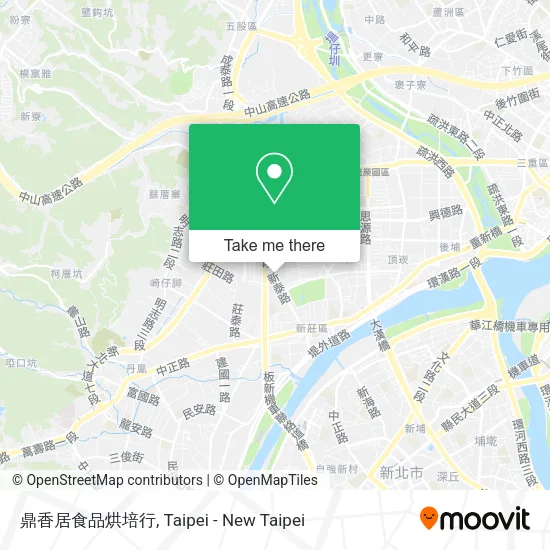 鼎香居食品烘培行地圖