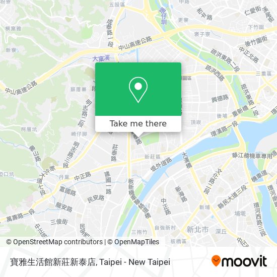 寶雅生活館新莊新泰店 map