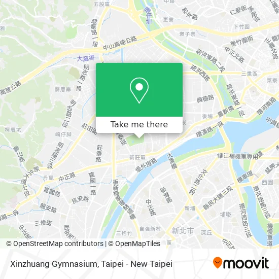 Xinzhuang Gymnasium map